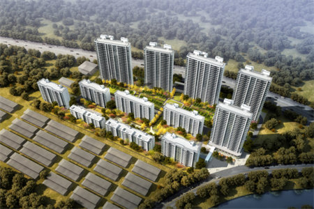 星尚城首付30来万证满2年小区总价最低！采光刺眼看房方便。